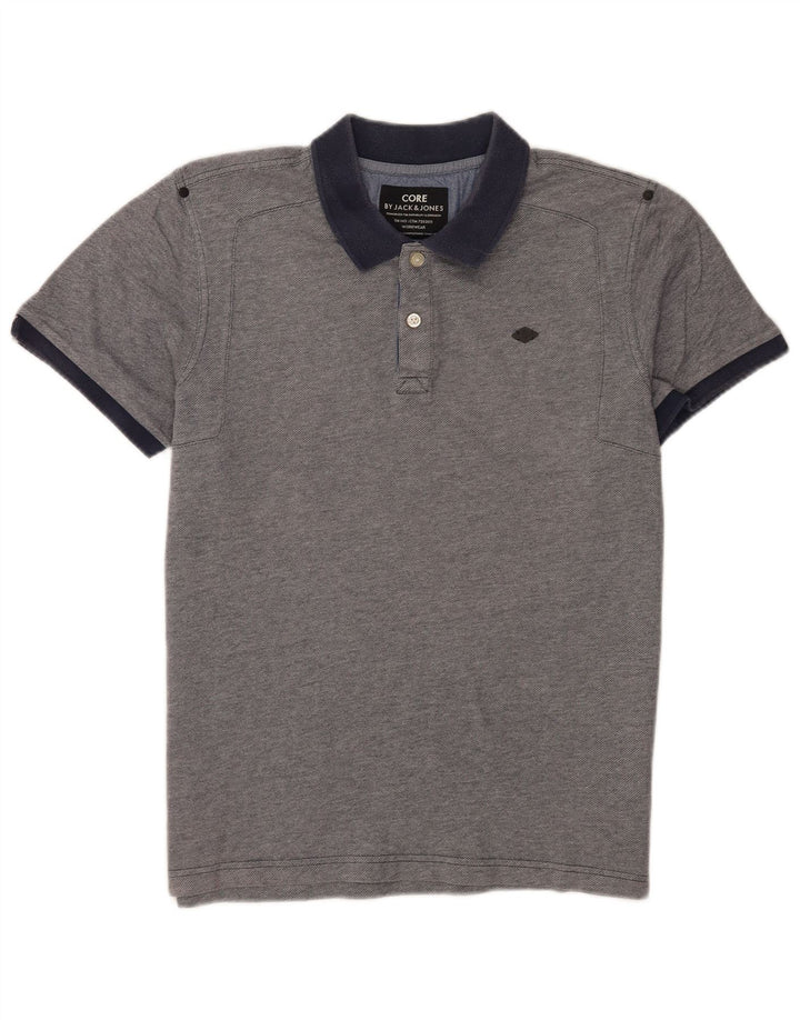 Tricou polo Jack & Jones pentru bărbați XL, bumbac albastru