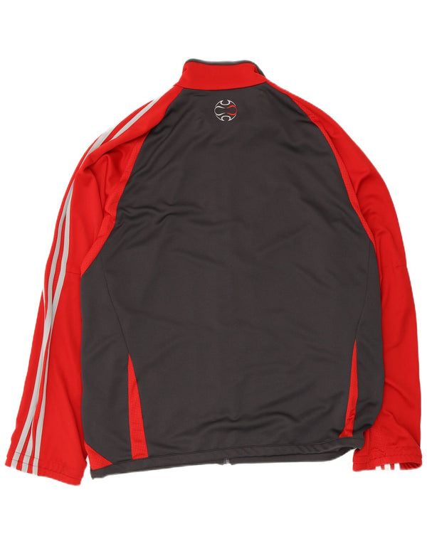 Jachetă de top pentru trening Climacool pentru bărbați Adidas UK 42/44 mare, negru, colorblock