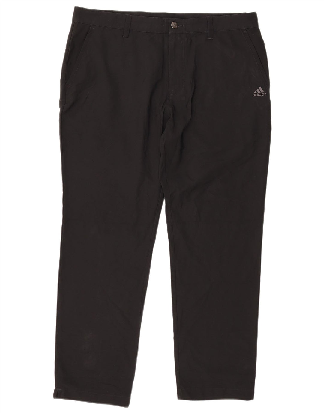 Pantaloni chino subțiri pentru bărbați Adidas W36 L30 poliester negru