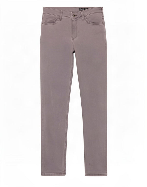 Marks & Spencer Womens Relaxed Fit Slim Jeans UK 10 Small W30 L30 Lilac