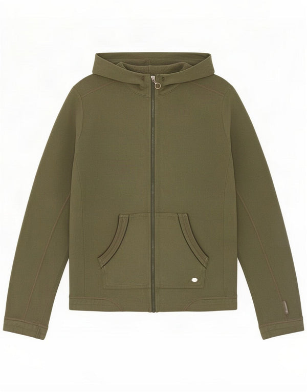 Jachetă fleece cu glugă Champion pentru femei UK 18 XL kaki