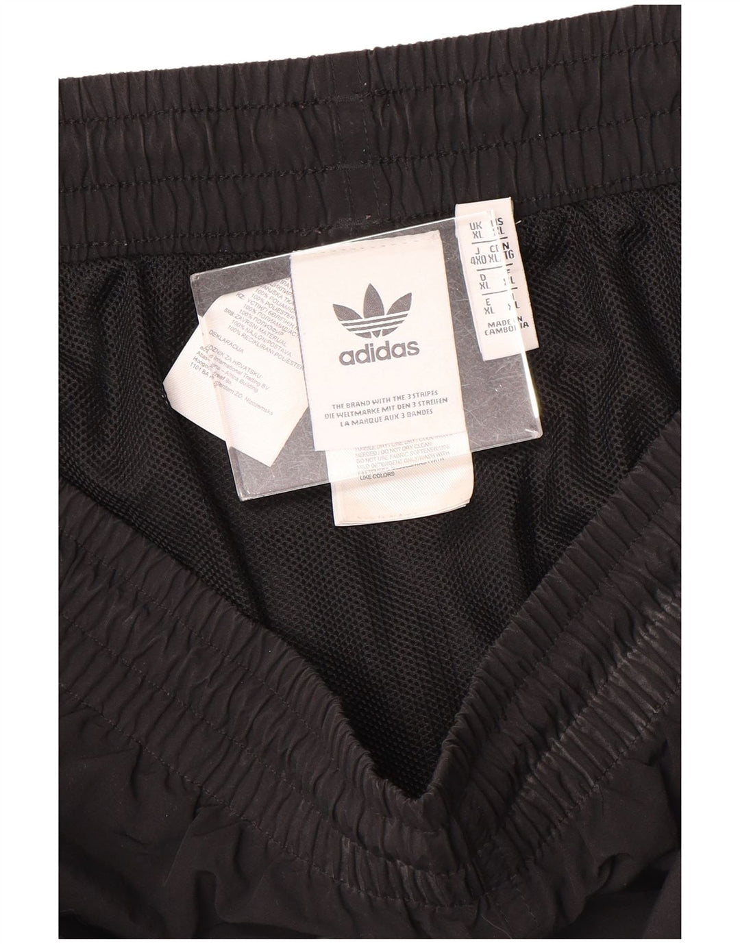 Pantaloni scurți sport pentru bărbați Adidas XL poliester negru
