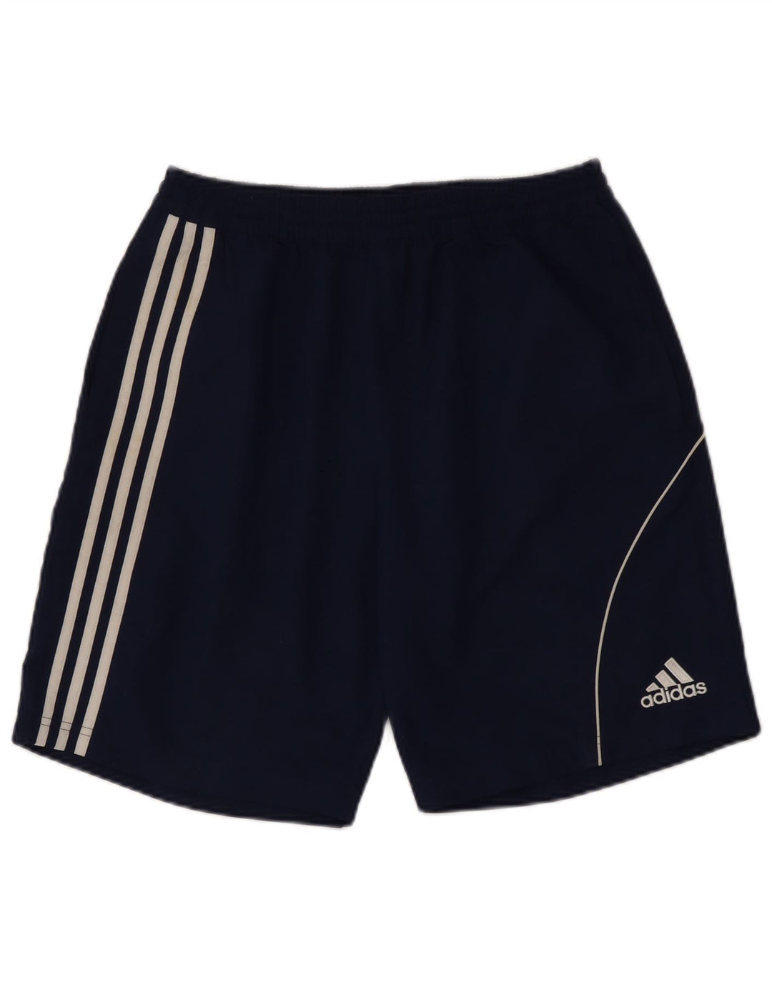 Pantaloni scurți sport Adidas pentru bărbați, poliester mediu bleumarin