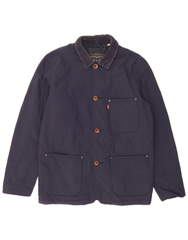 Jachetă matlasată Levi's pentru bărbați UK 38 Medium Bleumarin Poliamidă Clasică