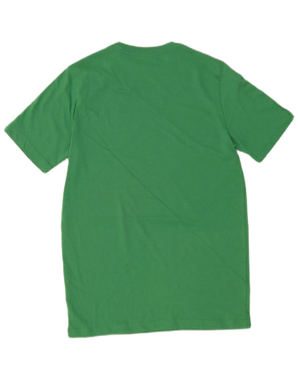 Puma Mens Graphic T-Shirt Top Small Green Cotton