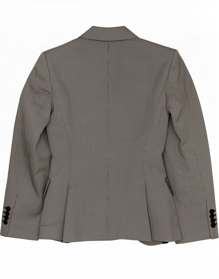 Sacou blazer pentru femei Zara, cu 1 nasture UK 12 Medium Gri Acetat