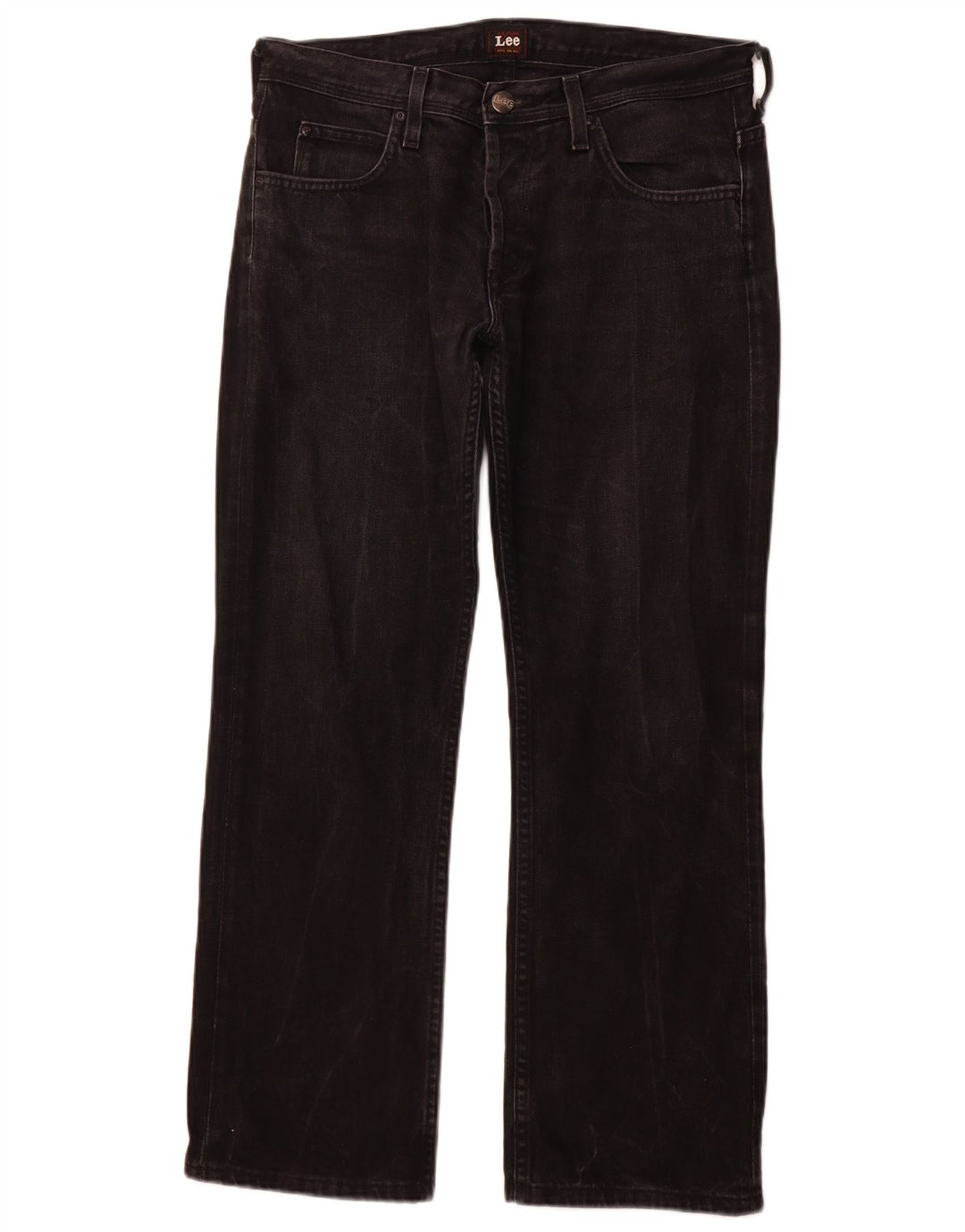 Blugi LEE Knox Straight pentru bărbați W33 L28 bumbac negru