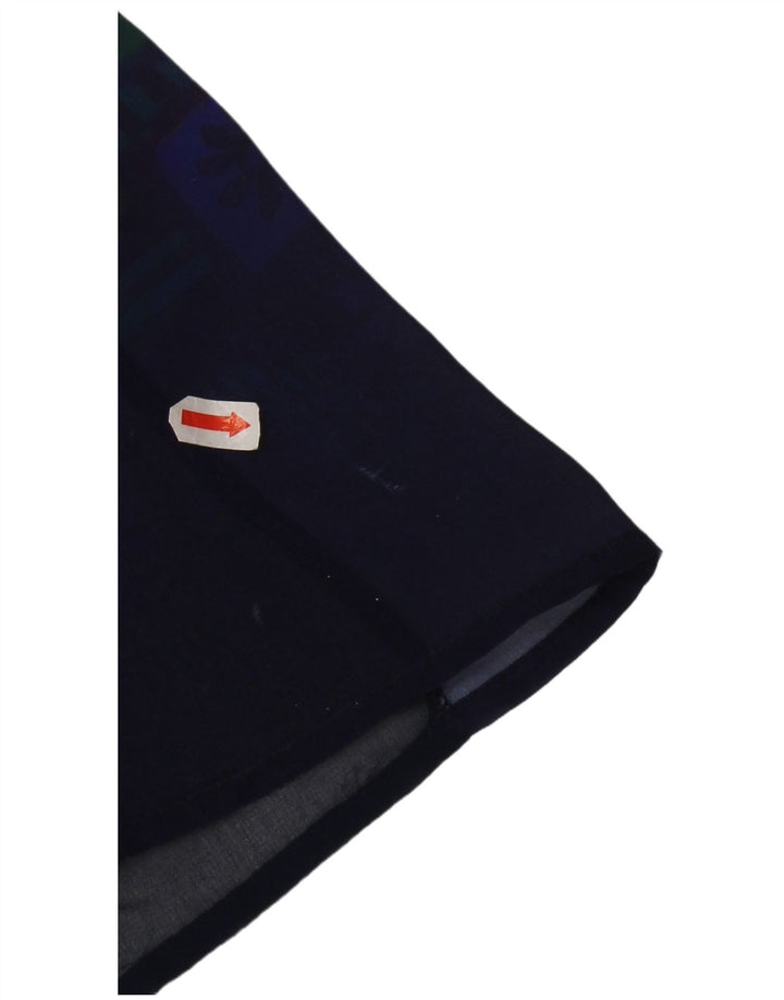 Rochie de bază fără mâneci Desigual pentru femei cu model abstract EU 34 XS bleumarin