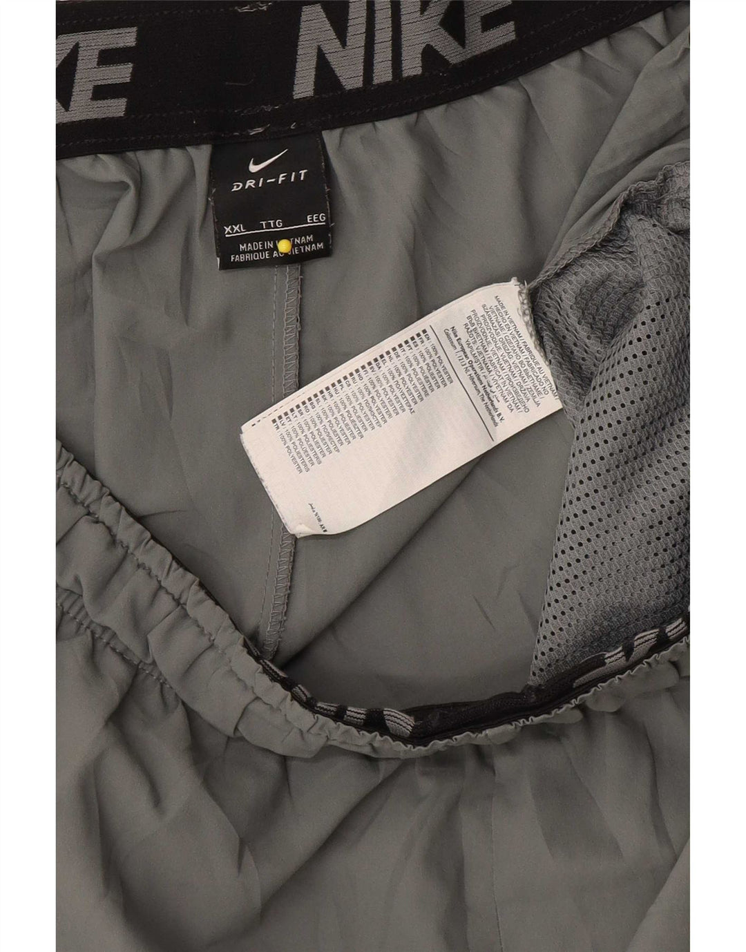 Pantaloni scurți sport Nike Dri Fit Graphic pentru bărbați, 2XL, poliester cu dungi gri