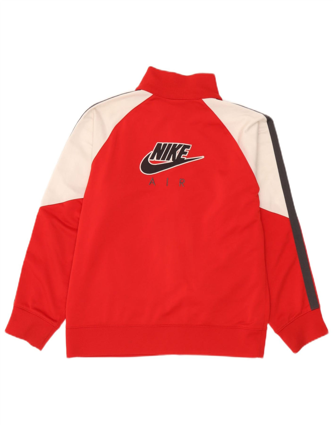 Jachetă de trening cu grafică Nike pentru băieți 10-11 ani, roșu mediu, color block