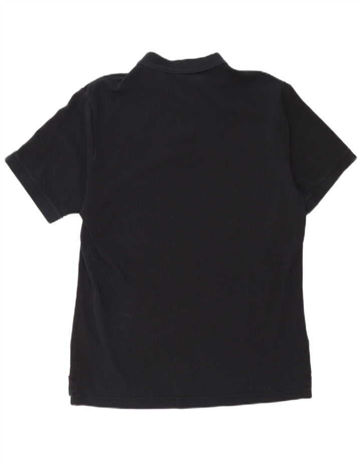 Tricou polo NIKE pentru bărbați, bumbac mediu negru