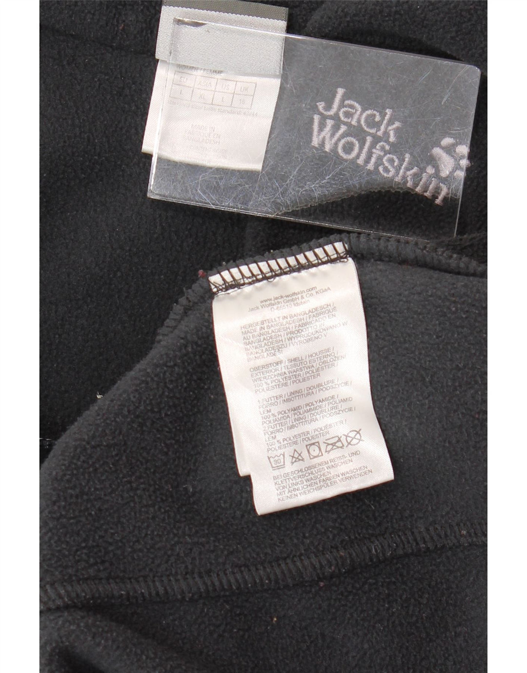 JACK WOLFSKIN Jachetă de vânt pentru damă din fleece UK 16, mare, bleumarin