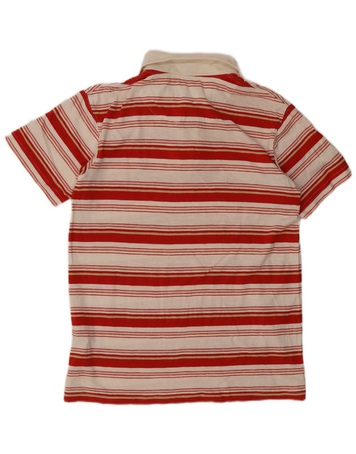 Tricou polo pentru bărbați Timberland, bumbac cu dungi roșii medii