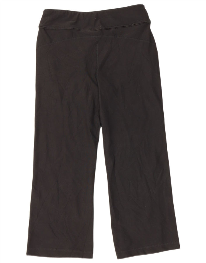 Pantaloni de trening Capri Nike pentru femei US 4/6 Poliester negru mic