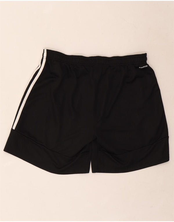 Pantaloni scurți sport Aeroready pentru femei Adidas UK 20/22 XL poliester negru