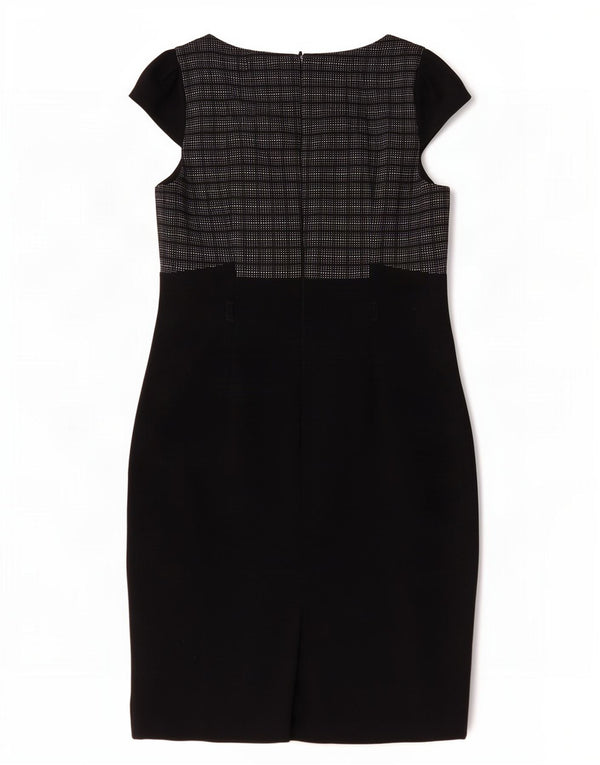 Rochie pentru femei Marks & Spencer UK 14 Medium Black Check Poliester