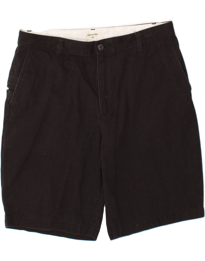 DOCKERS Mens Chino Shorts W36 Large  Black Vintage Dockers and Second-Hand Dockers from Messina Hembry 
