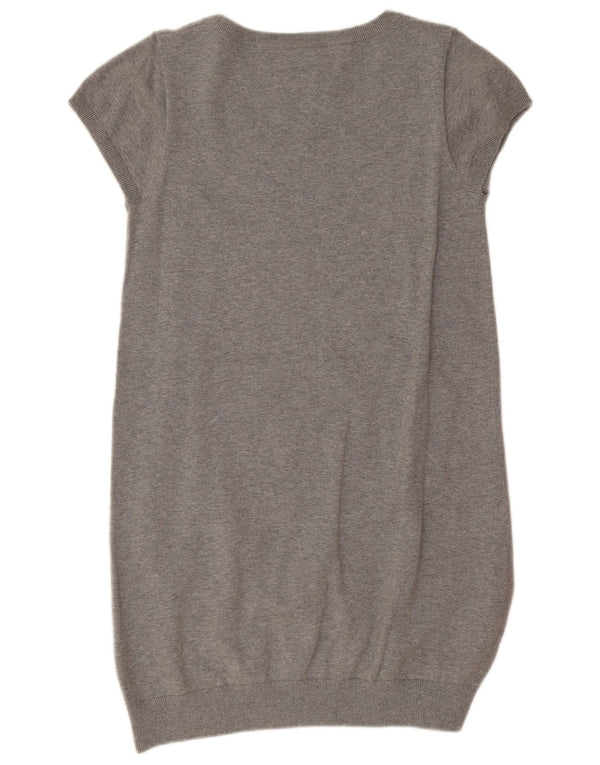 Rochie jumper pentru femei Tommy Hilfiger UK 14 mare bumbac gri