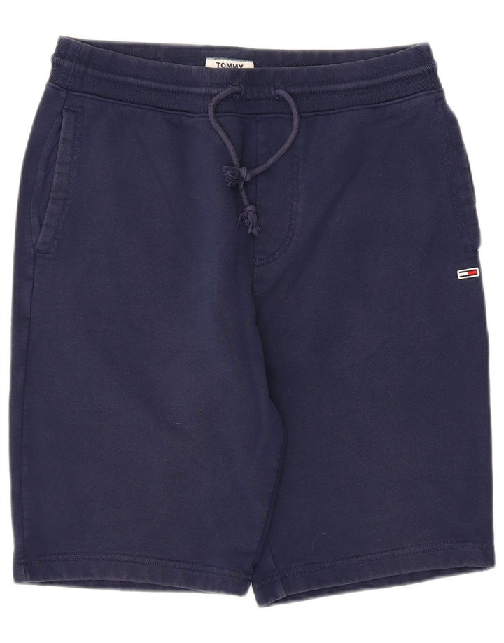 Pantaloni scurti sport pentru bărbați Tommy Hilfiger, bumbac, albastru, bleumarin