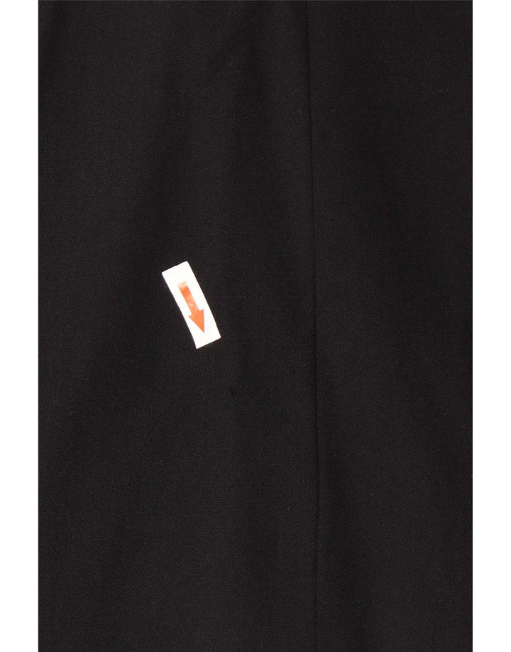Jachetă Blazer pentru femei Marella cu 4 nasturi UK 12 Medium Negru Lână nouă