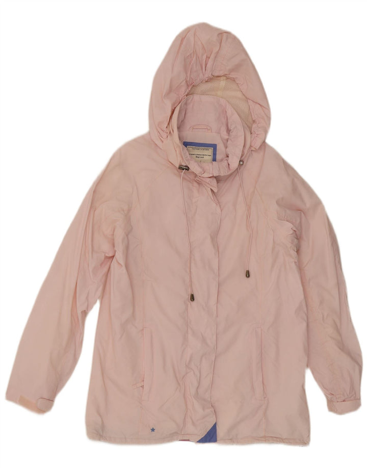 Jachetă de ploaie supradimensionată pentru femei Joules UK 8 Small Pink