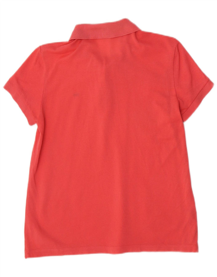 Tricou polo obișnuit pentru femei Lacoste Mărimea 42, bumbac roz mare