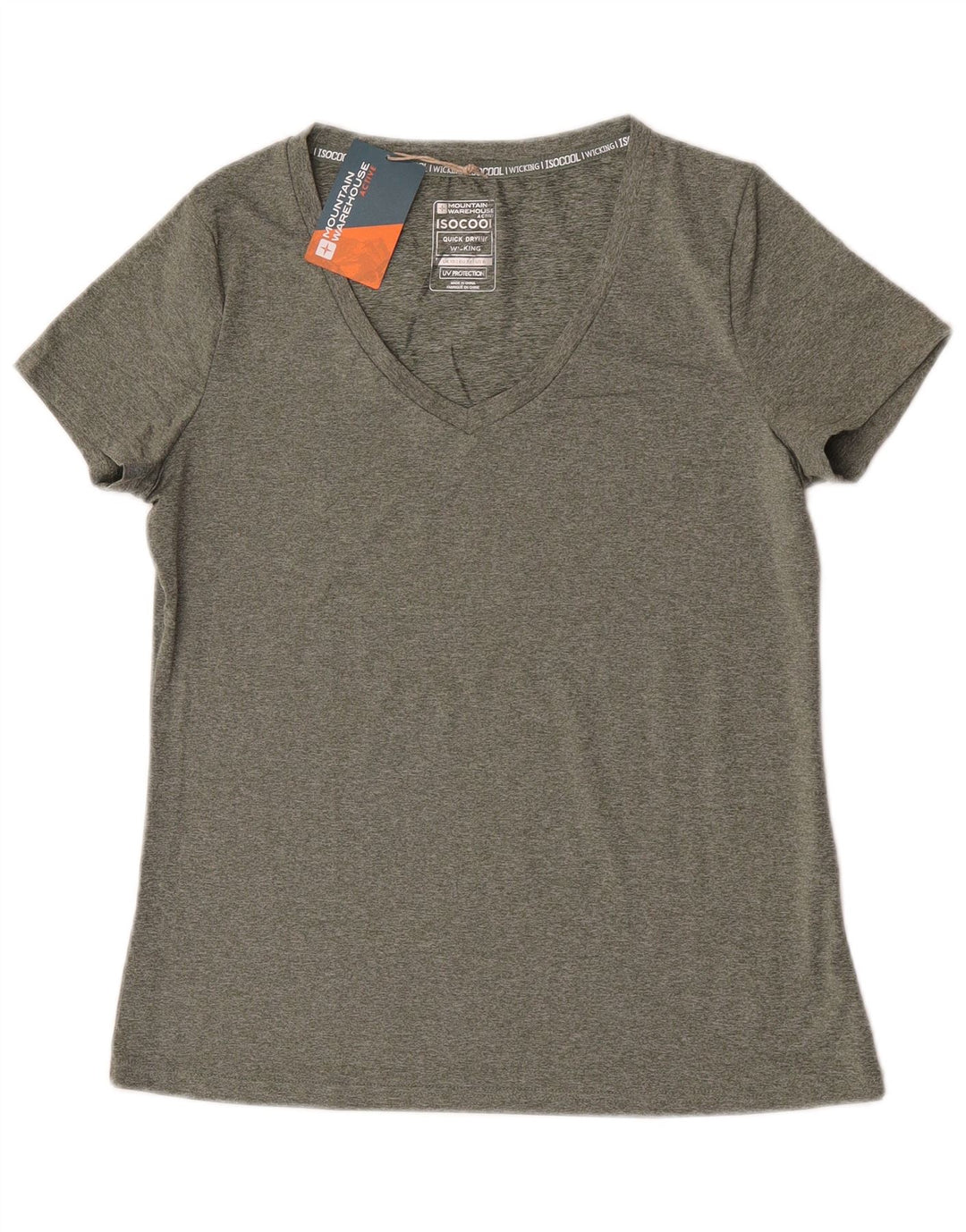Tricou pentru femei Mountain Warehouse Top UK 10 Small Green Flecked Polyester