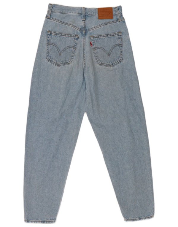 Blugi conici cu talie înaltă Levi's pentru femei L24 L27, bumbac albastru