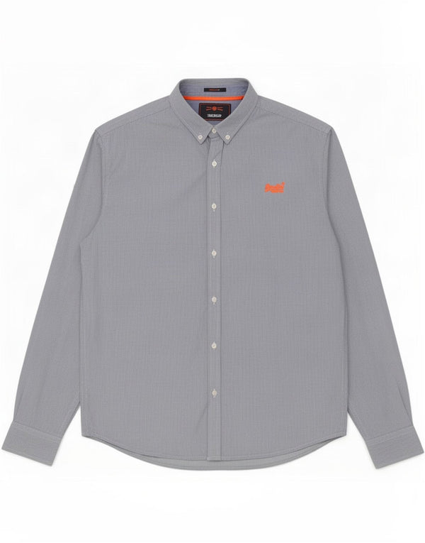 Superdry Cămașă pentru bărbați XL Blue Pinstripe Bumbac