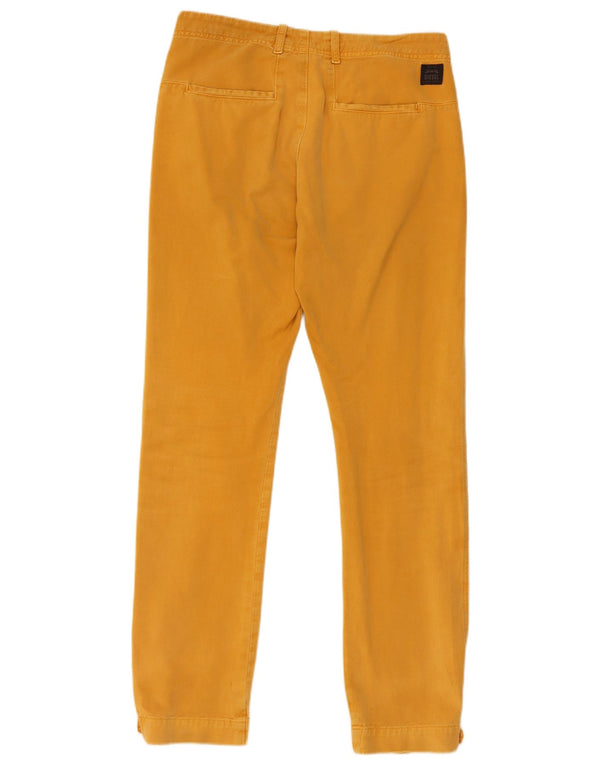 Pantaloni chino drepti pentru femei Diesel L27 L29 Bumbac galben