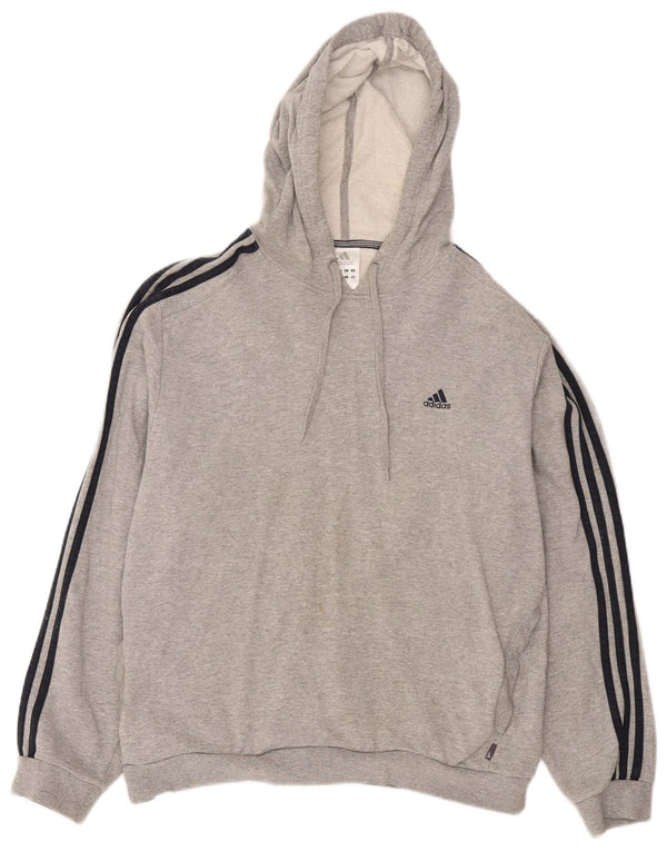 Pulover Adidas pentru bărbați, XL, bumbac gri