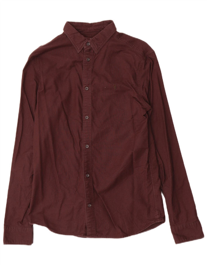 Cămașă bărbați All Saints XS bumbac maro