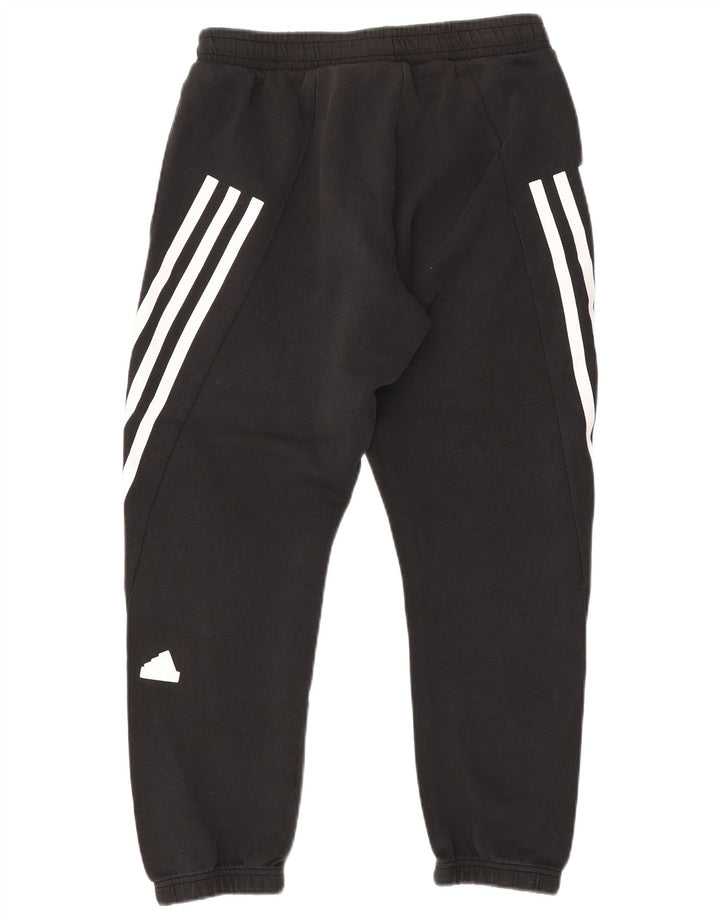 Pantaloni de trening pentru bărbați Adidas Pantaloni de jogging, bumbac mediu negru