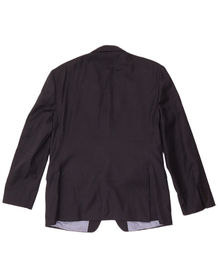 Blazer pentru bărbați French Connection, cu 2 nasturi, UK 44 2XL Lână bleumarin