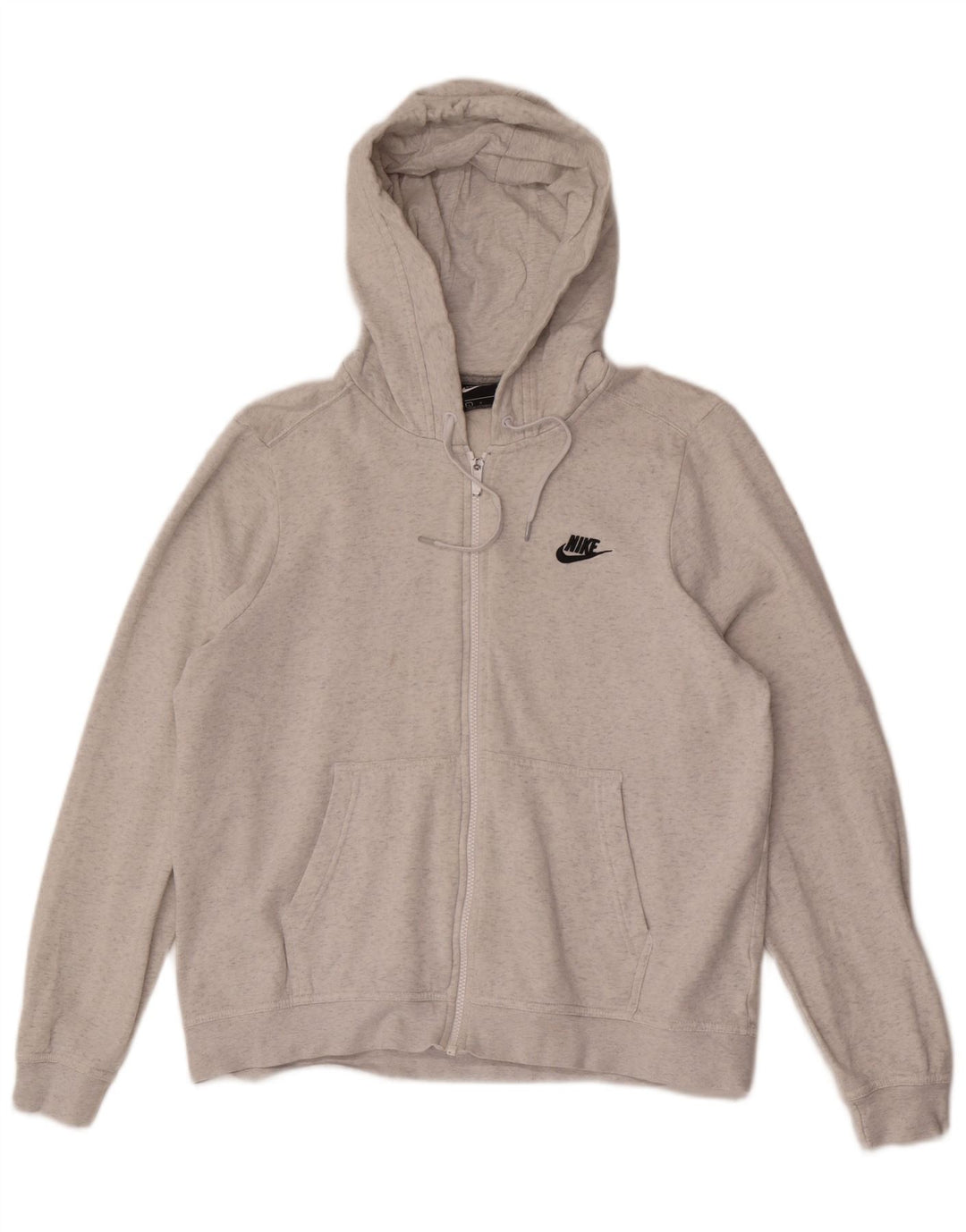 Pulover NIKE pentru bărbați, cu fermoar, din bumbac mare, cu pete gri