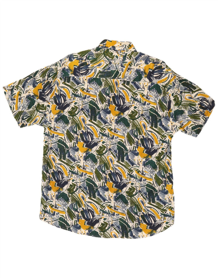 Cămașă cu mânecă scurtă pentru bărbați Papillon, cu model abstract, multicoloră