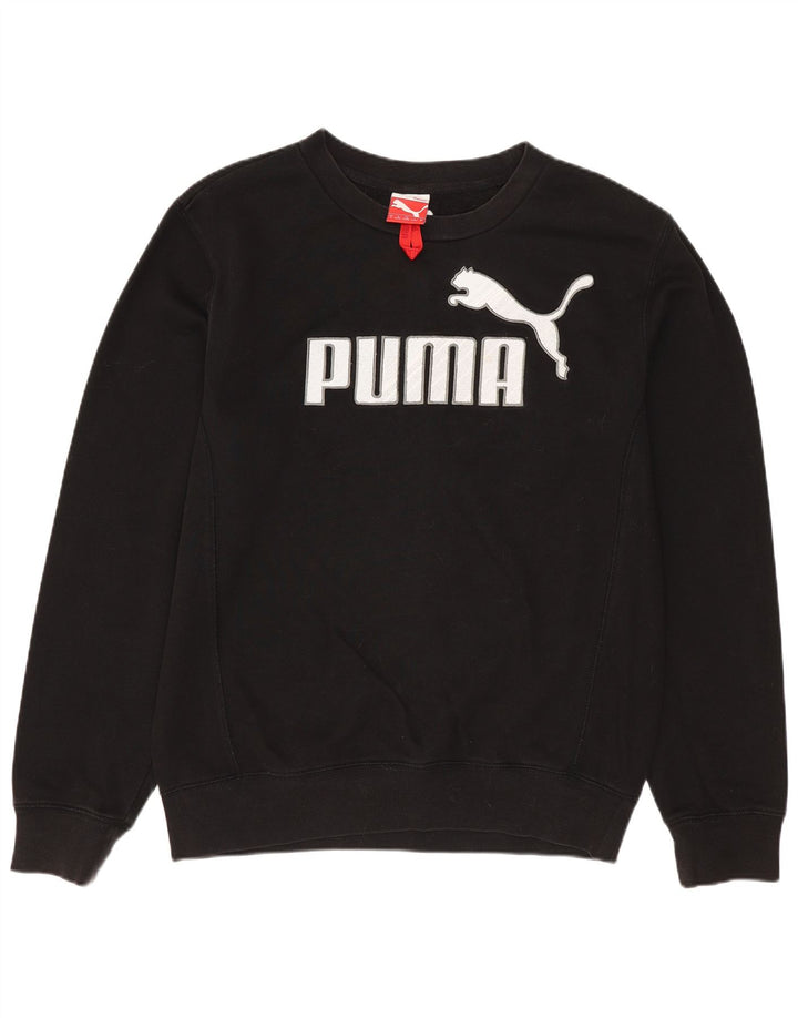 Pulover grafic pentru bărbați PUMA, mic, negru
