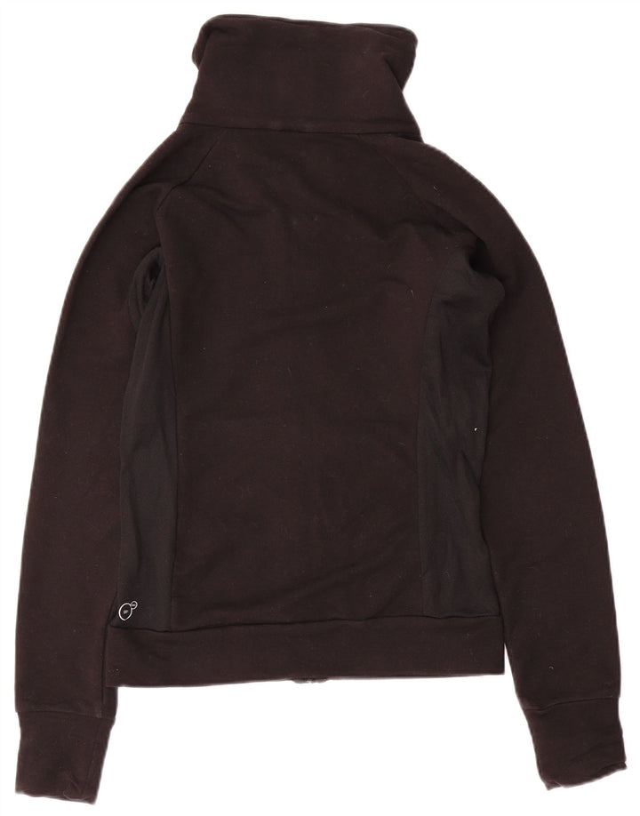 Jachetă de trening PUMA pentru femei UK 8, bumbac negru mic
