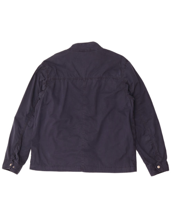Jachetă Bomber Superdry pentru bărbați UK 42 XL, bumbac bleumarin