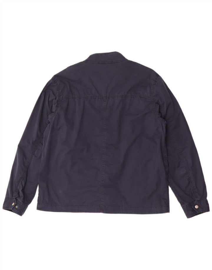 Jachetă Bomber Superdry pentru bărbați UK 42 XL, bumbac bleumarin