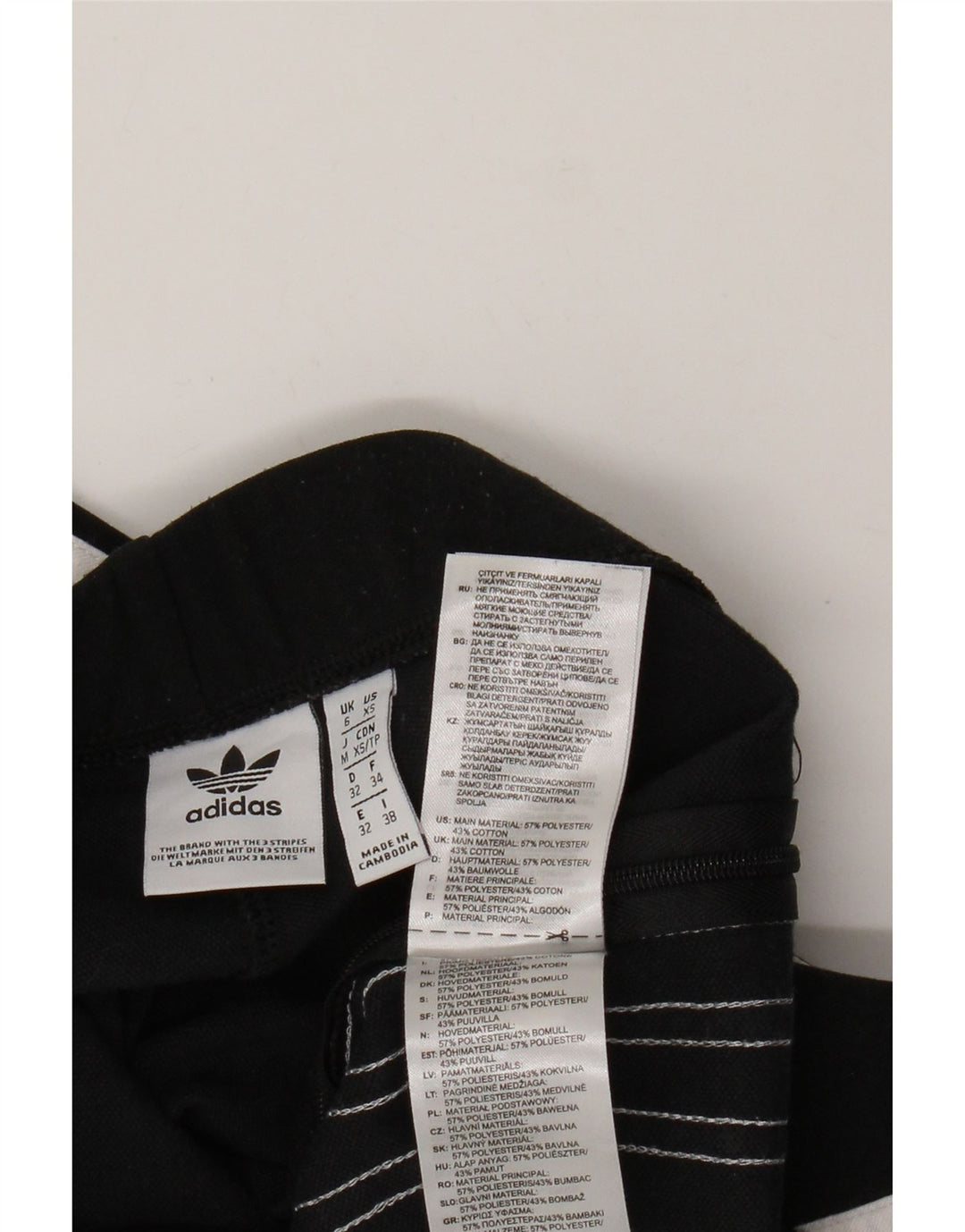 Leggings Flare ADIDAS pentru femei UK 6 XS poliester negru