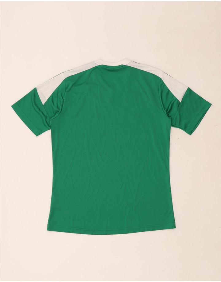 Tricou Climacool ADIDAS pentru băieți Top 13-14 ani XL Verde Colorblock