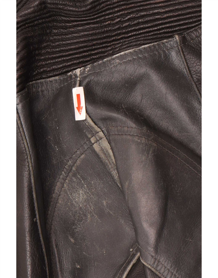 Pantaloni din piele pentru bărbați Richa EU 52 Large W34 L29 Black Colorblock