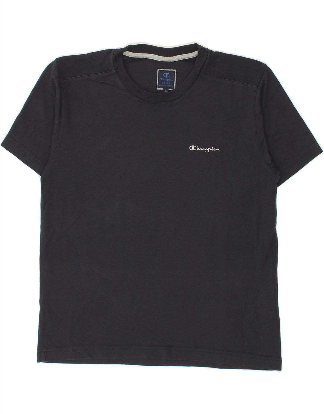 CHAMPION Mens T-Shirt Top Small Navy Blue Cotton Vintage Champion and Second-Hand Champion from Messina Hembry 
