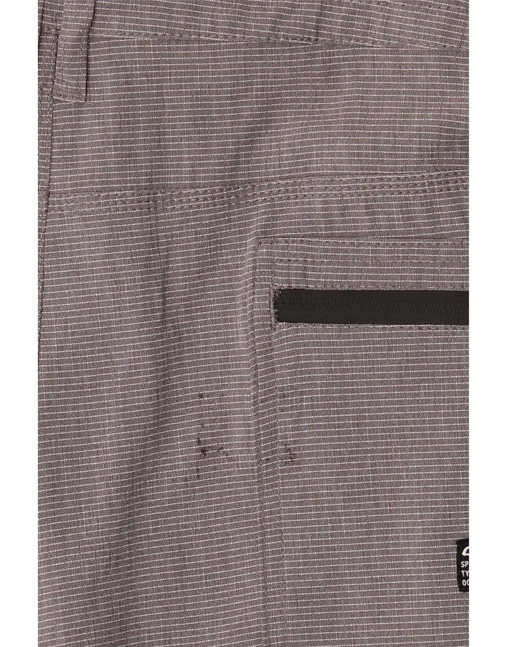 Pantaloni scurți cargo O'Neill pentru bărbați W38 XL poliester cu dungi gri