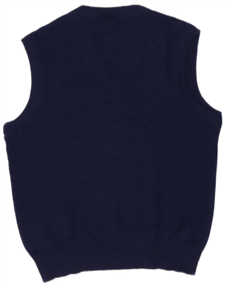 Vesta pentru bărbați LACOSTE Tank Top Mărimea 5 Mare Lână bleumarin