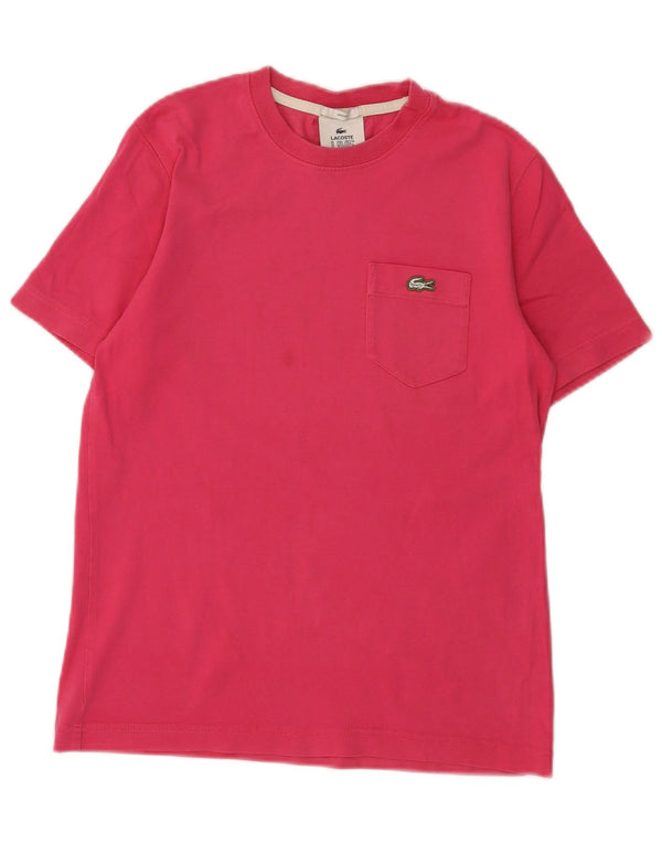 Lacoste Tricou Femei Top UK 4 XS Roz Bumbac