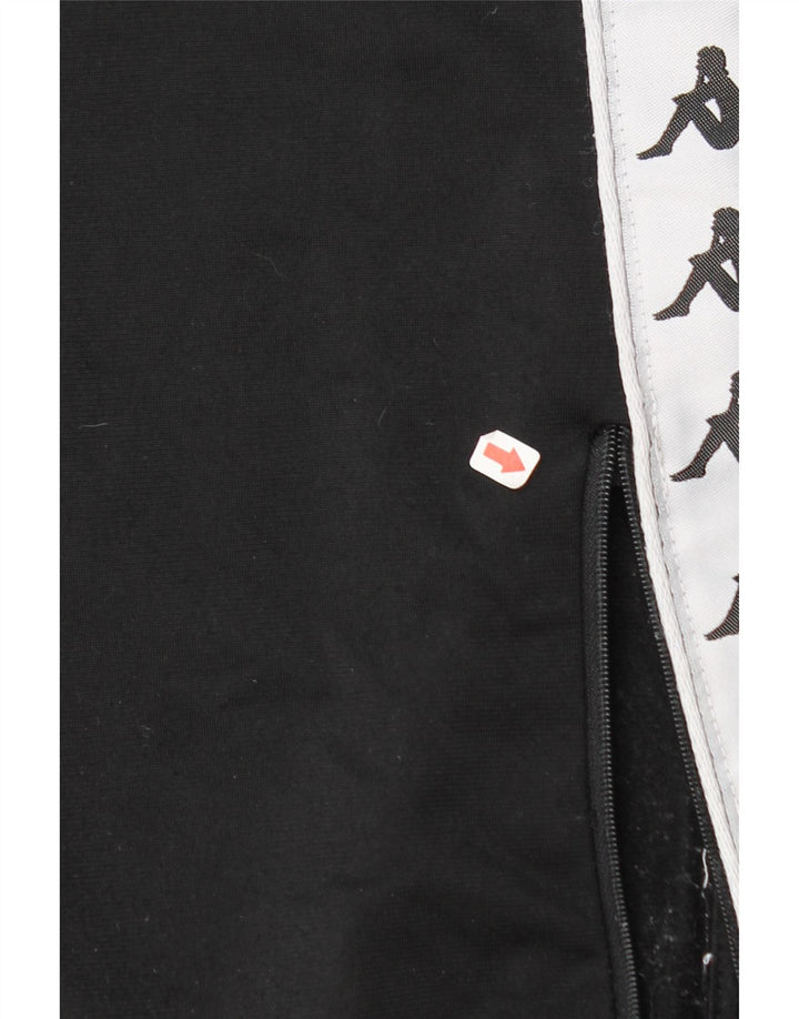 Pantaloni de trening cu grafică pentru bărbați Kappa Pantaloni de jogging, mediu negru, color block