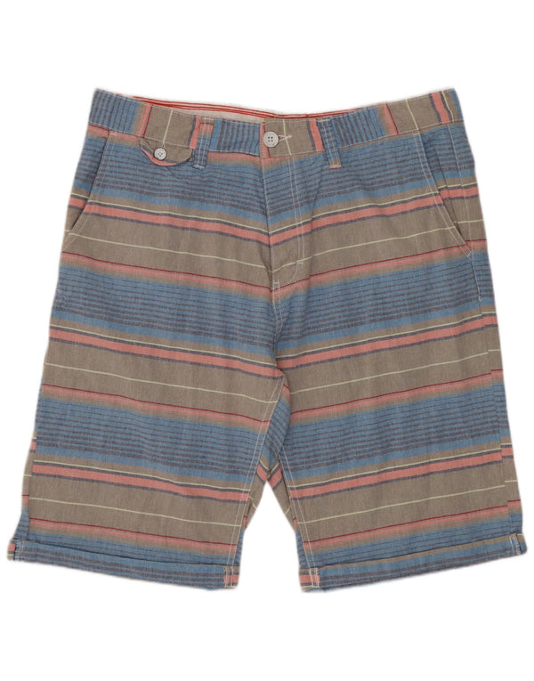 Pantaloni scurți chino pentru bărbați Tokyo Laundry XL W38, bumbac cu dungi multicolore