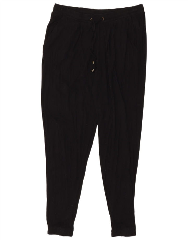 Pantaloni de trening pentru femei Marks & Spencer UK 14, mari, negru, viscoză